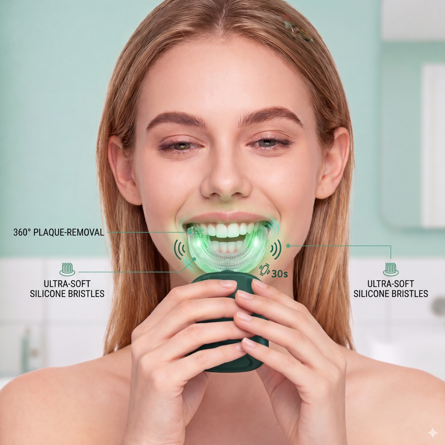 🔥Cpviat™360° U-Shaped Ultrasonic Adult Electric Toothbrush